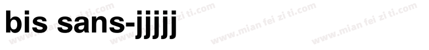 bis sans字体转换